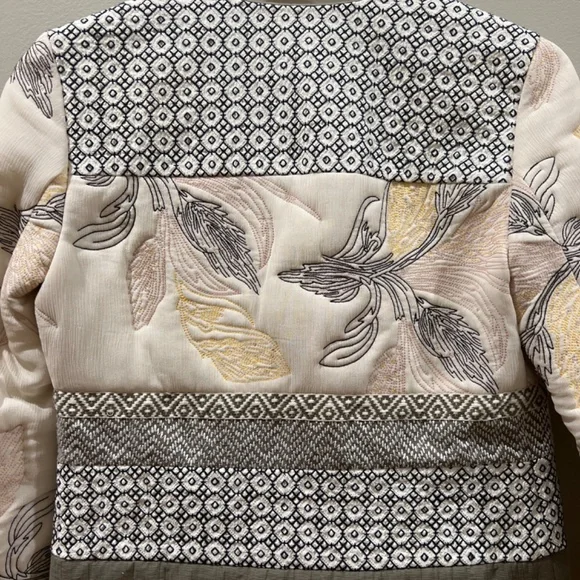 Tory Burch Jacket Blazer Coat Cotton Silk - Picture 3 of 5